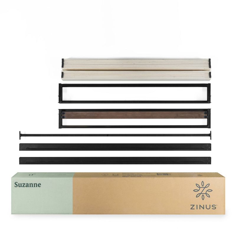 6" Suzanne Platform Bed Frame Gray Wash - Zinus, 6 of 7