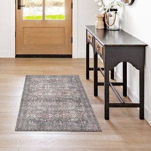 Thomasville Emporia Industrial Old World Chenille Machine Washable Non-Slip Flat Pile Area Rug Collection - 1 of 4
