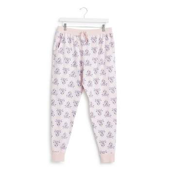 100% Cotton PJ Pants Women Soft Sleep Pants Cute Pink Pjs Lounge Comfy Plus  Size Short Pockets Pattern Pajamas Pajama Print floral Fantasy 