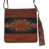 Nocona Belt Co Women's Leather Western Leopard Crossbody Bag - 2 of 4