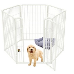 FXW Homeplus Indoor Dog Playpen - Stress-Free and Safe Play,Panels for Puppy and Small Dogs, Black│Patented - 1 of 4