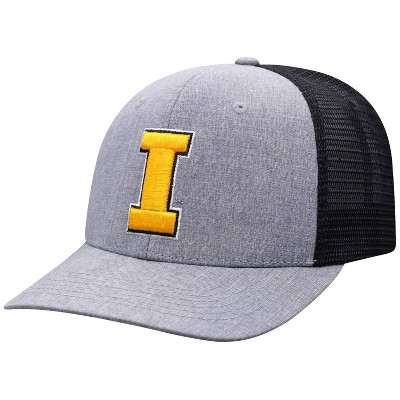 NCAA Iowa Hawkeyes Men's Gray Chambray with Hard Mesh Snapback Hat