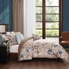 Bebejan Blue Blossom 100% Cotton 5-Piece Reversible Comforter Set - 3 of 4