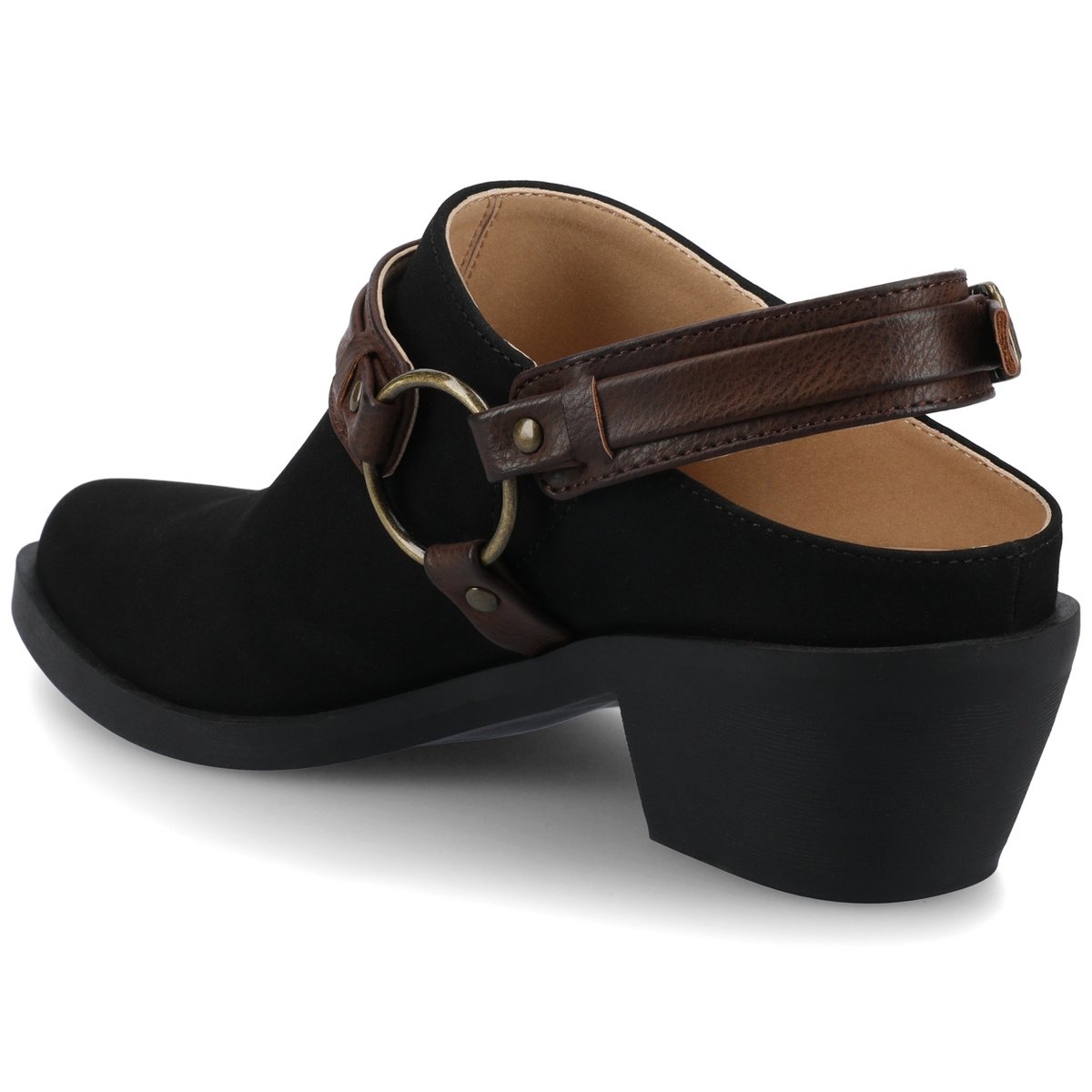 Женские сабо Journee Collection Journee Women's Urbana Casual Strappy Mules, Black 9 — фото 7