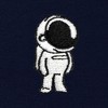 Dalix Astronaut Embroidered Hoodie Fleece Sweatshirt Zip Front Mens - 2 of 4