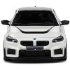 2023 BMW M2 M Performance (G87) Alpine White with Black Top 1/43 Diecast Model Car by Solido - 4 of 4
