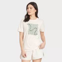 Women's Short Sleeve T-Shirt - Universal Thread™ Cream XS