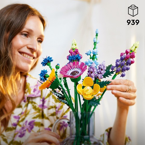 LEGO Icons Ramo de Flores Silvestres Flores artificiales 10313 2