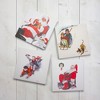 Northlight Set of 4 Norman Rockwell Classic Christmas Scene Canvas Prints - image 2 of 4