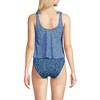 Lands' End Women's Chlorine Resistant V-neck Shoulder Tie Flutter Tankini Swimsuit Top - 2 of 4