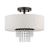 Livex Lighting Carlisle 2 - Light Semi-Flush Mount in  English Bronze - 2 of 4
