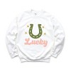 Simply Sage Market Women's Graphic Sweatshirt Lucky Horse Shoe - 2 of 4