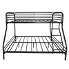 Extra Large Metal Bunk Bed with a Sturdy Frame, Reinforced Guardrails, Ladder, and Easy Assembly - 3 of 4