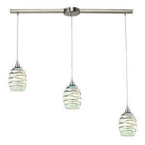 Elk Home Vines 3 - Light Island Pendant Light in  Satin Nickel - 1 of 1