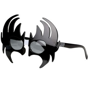 HalloweenCostumes.com One Size Fits Most   KISS Demon Costume Glasses | KISS Costume Accessories, Black - 1 of 4