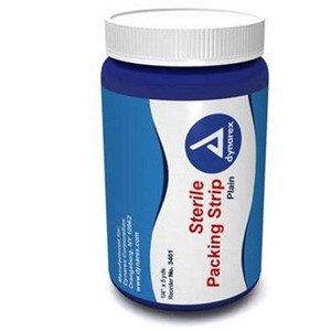 Dynarex Plain Gauze Packing Strip Sterile 0.25" x 5 Yd - 1 of 3