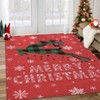 Snow Reindeer Christmas Area Rugs for Living Room Soft Washable Non Slip Rug Low Pile Rug for Home Decor Indoor - 2 of 4