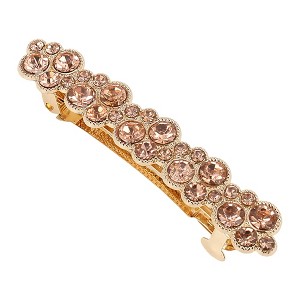 Unique Bargains Grace Crystal Spring Clip Hairpin Hair Barrettes 1 Pc - 1 of 4