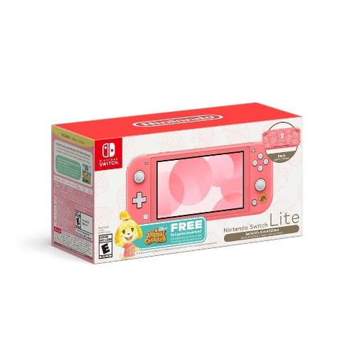 Nintendo Switch Lite - Animal Crossing: New Horizons Bundle