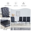 NicBex Set of 2 Dining Chair Modern Minimalist PU Leather Side Chair with Tufted Backrest for Kitchen,Dining Room - 4 of 4