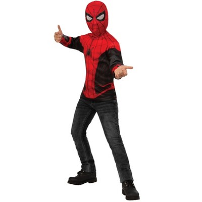 Rubies Spider-man Far From Home: Spider-man Costume Top (red/black Suit ...