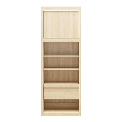 Signature Sleep Paramount Single Bedside Bookcase with Pullout Nightstand and Storage