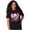 Betty Boop Breast Cancer Strength Womens Graphic T Shirt Tees Brisco Brands - 3 of 4