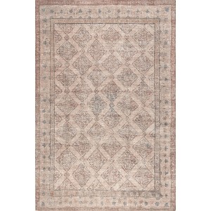 Nuloom Green Haven Collection Isadora Recycled Cotton Pet Friendly Machine Washable Area Rug - 1 of 4