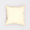 SEVOBAL Bed Pillows Luxury Stonewashed Velvet Throw Pillow, Handcrafted Home Accent, Ideal for Living Room, Bedroom, Orange, 19"*19"*1" - 4 of 4