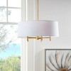 Modern Hanging Ceiling Lamps Luxury Hanging Pendant Ceiling Lights 5-Light Drum Shade Chandelier Contemporary Pendant Light For Bedroom Living Room - 4 of 4