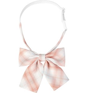 Elerevyo Women's Colorful Plaid Pretied Bow Ties with Elastic Band - 1 of 4