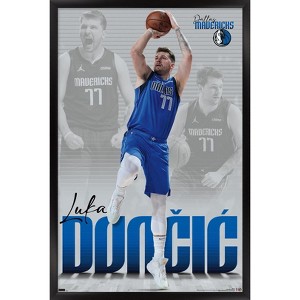 Trends International NBA Dallas Mavericks - Luka Doncic 22 Framed Wall Poster Prints - 1 of 4