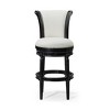 Maven Lane Pullman Swivel High Back Fabric Bar Height Bar Stool - 2 of 4