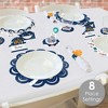 Big Dot of Happiness Blast Off to Outer Space - Rocket Ship Baby Shower or Birthday Party Paper Charger & Table Decorations Chargerific Kit for 8 - 2 of 4