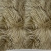 HomeRoots 18" Taupe Sheepskin Throw Pillow - 4 of 4