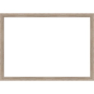 Amanti Art Hardwood Wedge Mocha Framed Dry Erase Magnetic Board - 1 of 4
