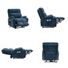 Dual Motor Power Lift Recliner Chair,Fabric Heat Massage Recliner Chair with Infinite Position,Power Recliner Chair for Living Room-Koiai - 3 of 4
