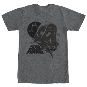 Men's Star Wars The Force Awakens Kylo Ren X-Wing and TIE Fighters T-Shirt - 1 of 4