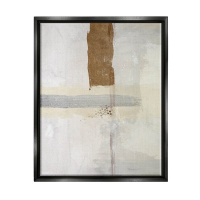 Stupell Industries Contemporary Brushed CompositionFloater Canvas Wall Art