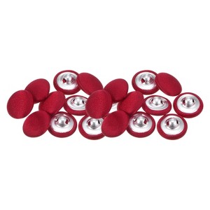 Unique Bargains Cloth Covered Aluminum Sewing Buttons 20 Pcs - 1 of 4