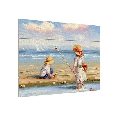 Trademark Fine Art - Masters Fine Art 'At The Beach Iii'