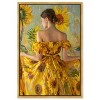 Art Remedy Van Gogh Sunflowers Dress Fashion and Glam Wall Art Framed - 2 of 4