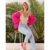 Clearlove Women's Cardigan Soft Pocketed Long Sleeves Casual Knitted Open Front Cardigans Lightweight Sweaters - 4 of 4