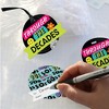 Big Dot of Happiness Through the Decades - 50s, 60s, 70s, 80s, and 90s Party Clear Goodie Favor Bags - Treat Bags With Tags - Set of 12 - image 3 of 4