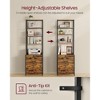 File Cabinet, Home Office Filing Cabinet with Height-Adjustable Open Shelves, 3 Drawers, for A4, Letter-Size Hanging File Folders, Steel Frame - 3 of 4