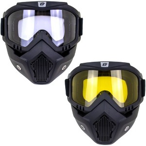 2 Pairs of Birdz Eyewear Skullbird Safety Goggles - 1 of 4