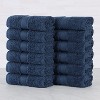 Organic Cotton Medium Weight Solid Towel Set by Blue Nile Mills - 2 of 4