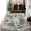 Modern Abstract Patterned Rugs,Non-slip Non-shedding,Low Pile Foldable Rugs Machine Washable,Bedroom,Living Room,Game Room - 3 of 4
