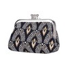 Signare USA Luxor Art Deco Black and White Frame Purse for Coins - 2 of 4