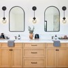 CityFurn 1-Light Modern Globe Glass Wall Sconce Bathroom Vanity Lights - 3 of 4